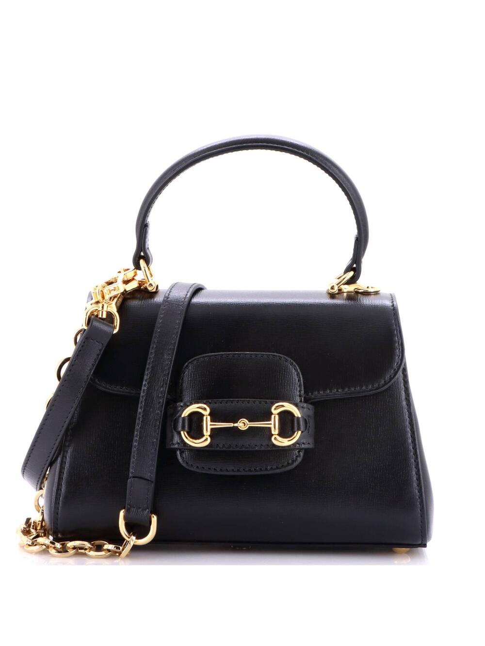 Gucci Horsebit Top Handle Flap Bag #333761G22B